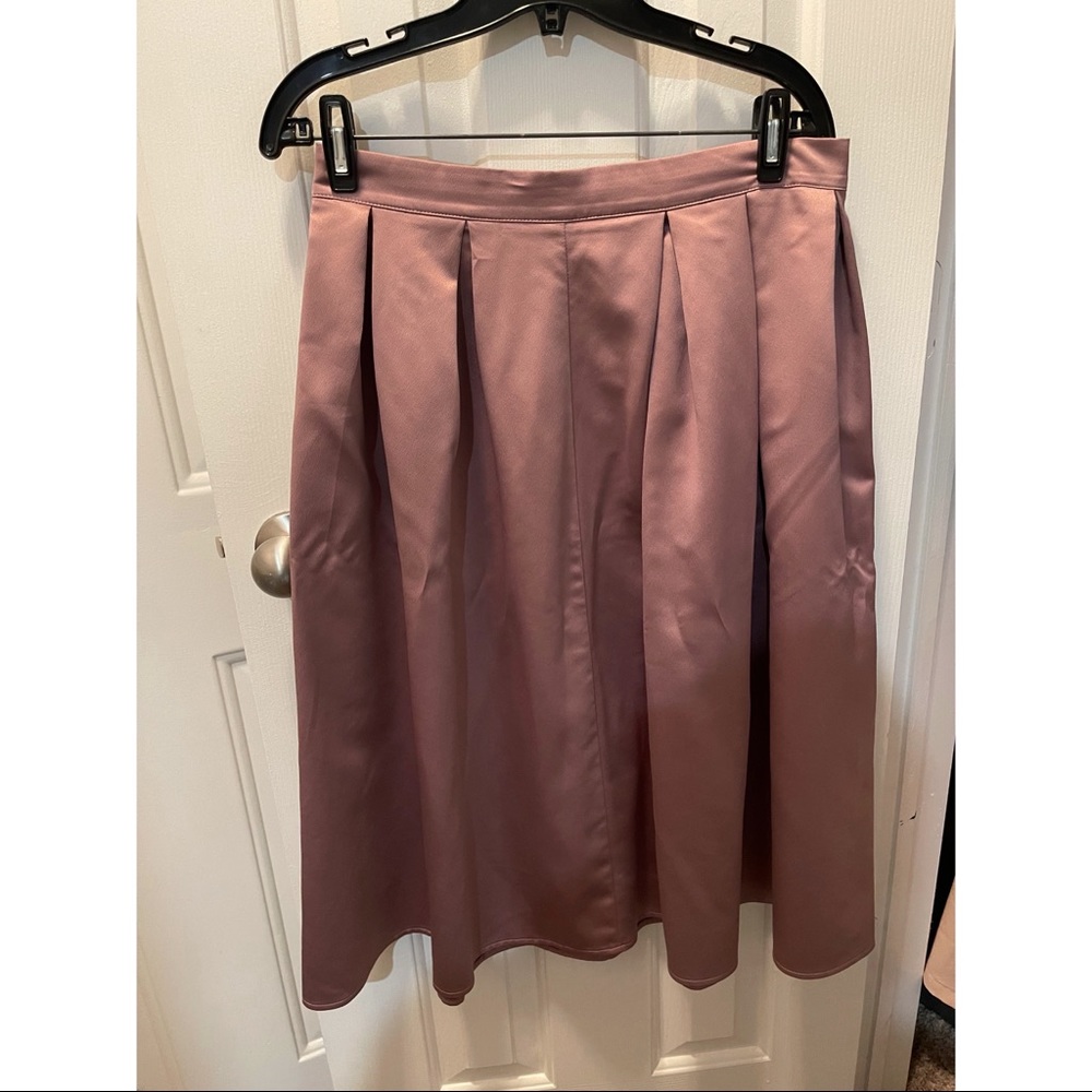 Misguided Mauve A Line Skirt